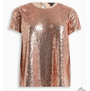 🆕️✨️ROSEGOLD SEQUIN TOP✨️